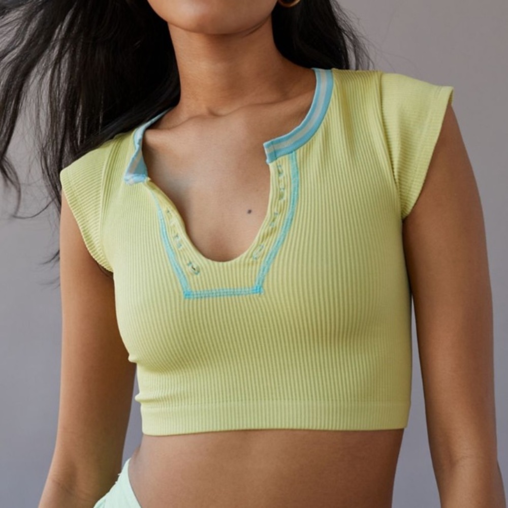 Urban Outfitters Go For Gold Seamless Top